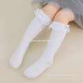 2019 neue Kinder Baby Mädchen Spitzensocken Mädchen Kinder Nette Prinzessin Einfarbig Kniehohe Lange Mädchen Kindersocken